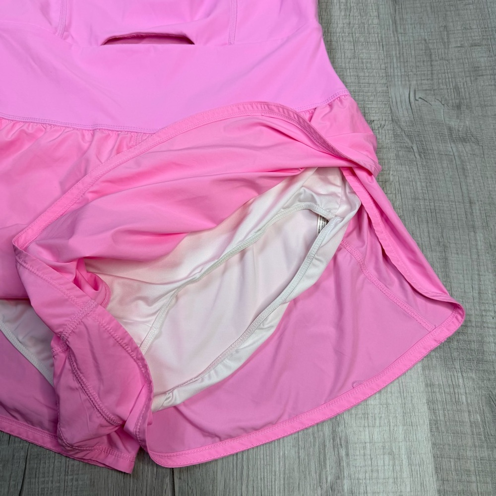 Free People FP movement Pink Runsie Romper Size Large - Picture 3 of 8